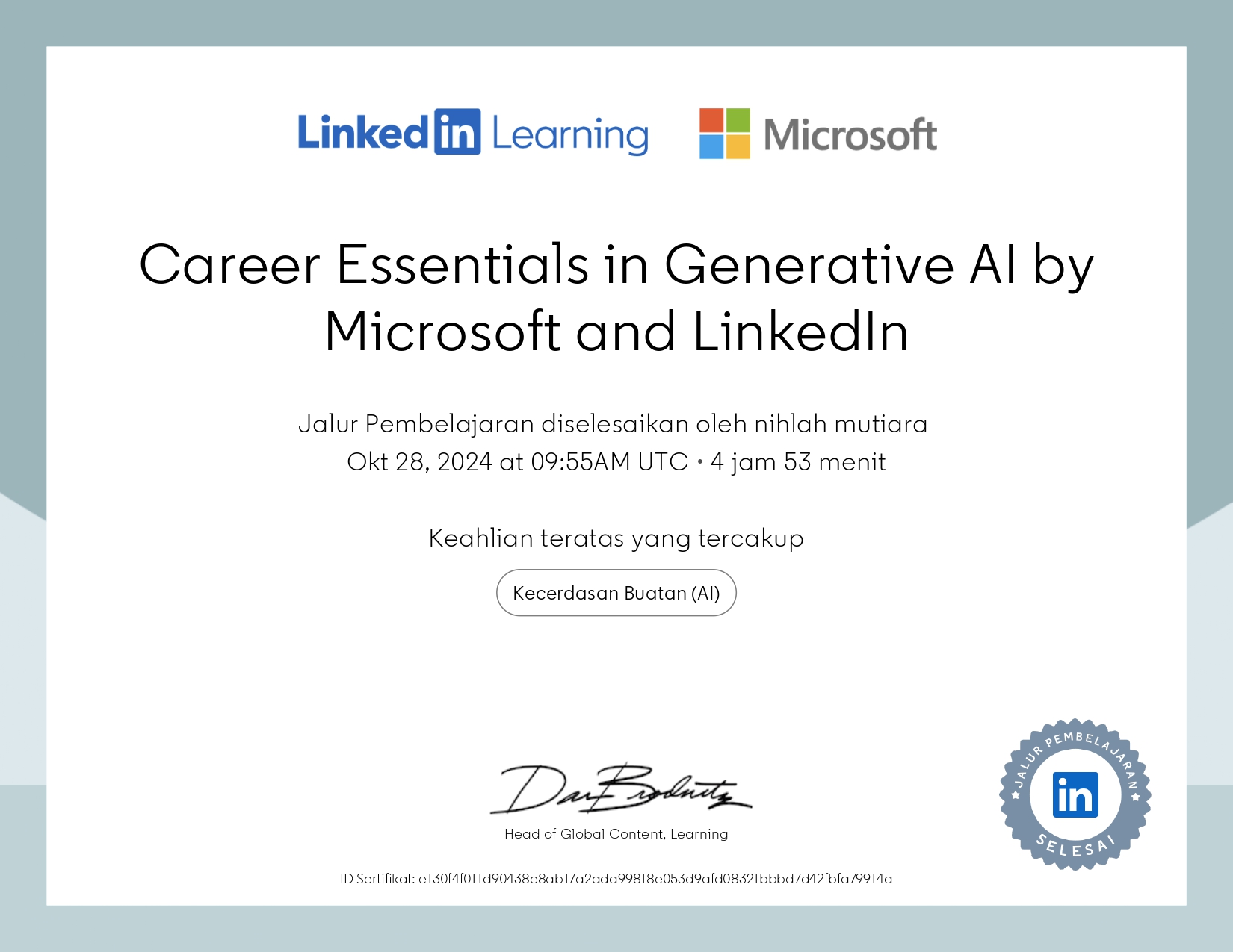 Career Essentials in Generative AI